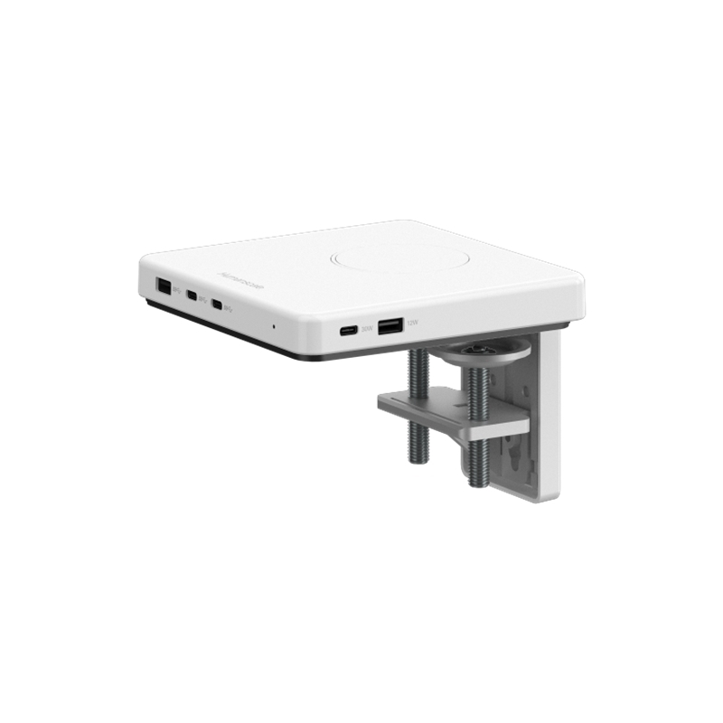 M/Connect 3, Station de données USB, support à pince réglable, blanche
