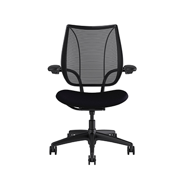 Chaise de travail Liberty, dossier Monofilament Stripe/Black, siège Corde 4 Black Picture 2